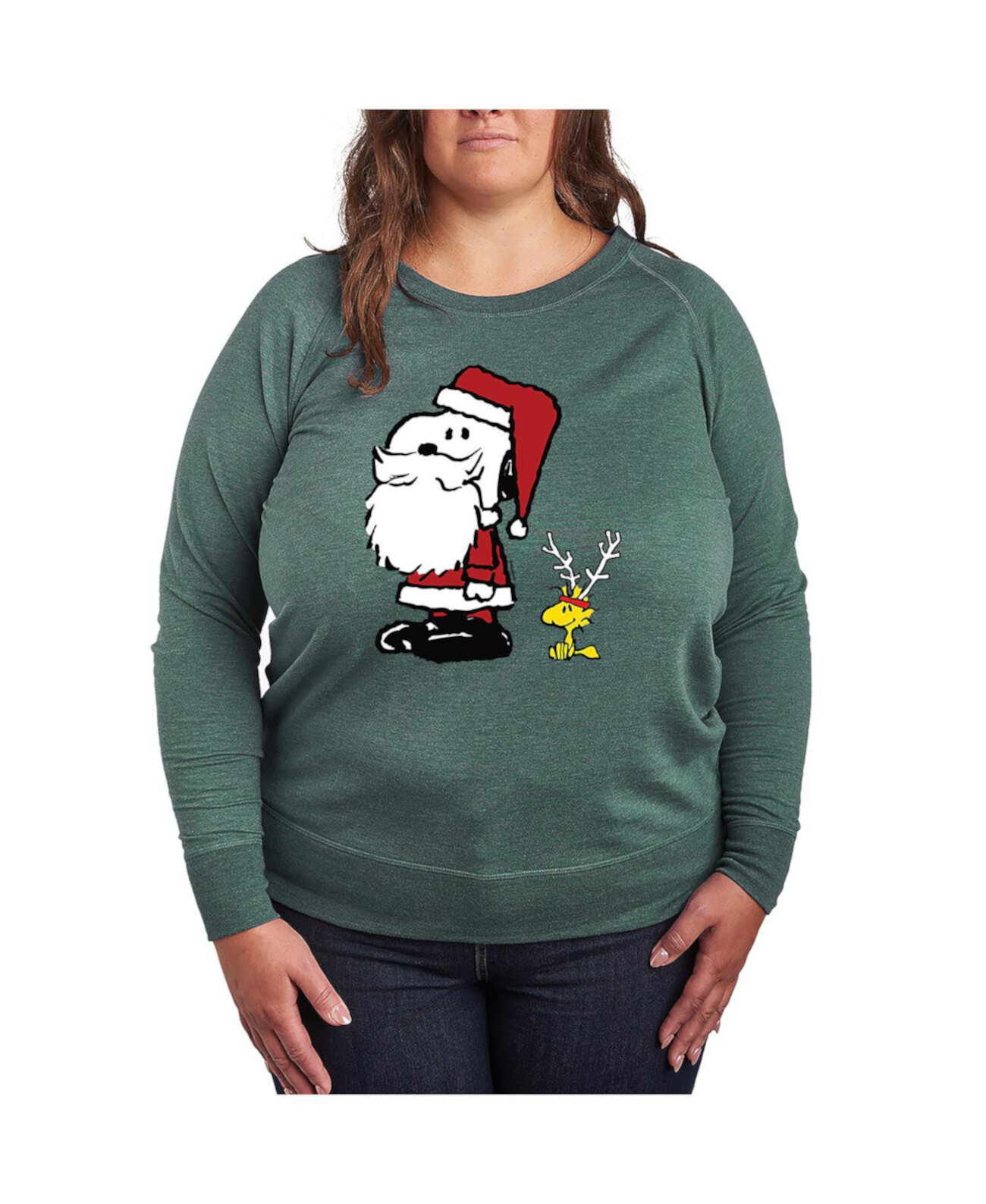 Женская Футболка Hybrid Apparel Plus Size Peanuts Christmas Graphic Hybrid Apparel