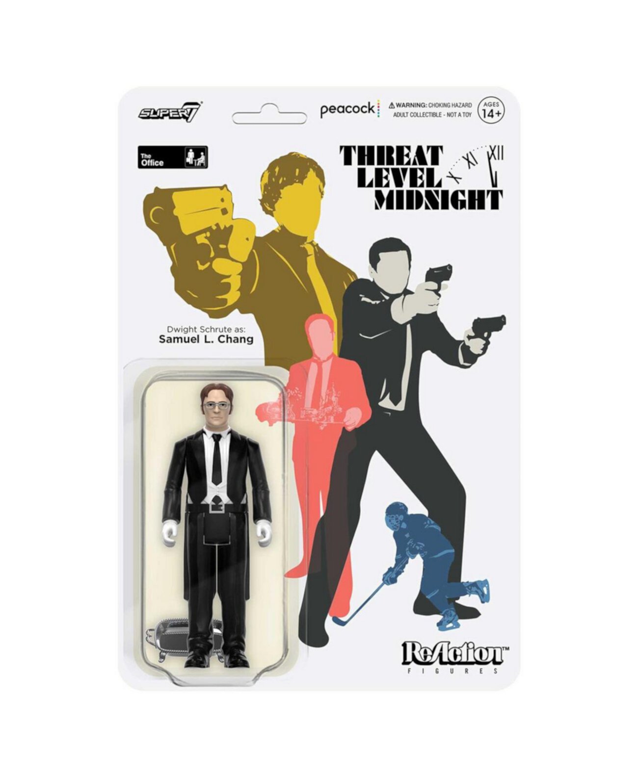 The Office Dwight Schrute as Samuel L. Chang ReAction Figure - Wave 1 SUPER7