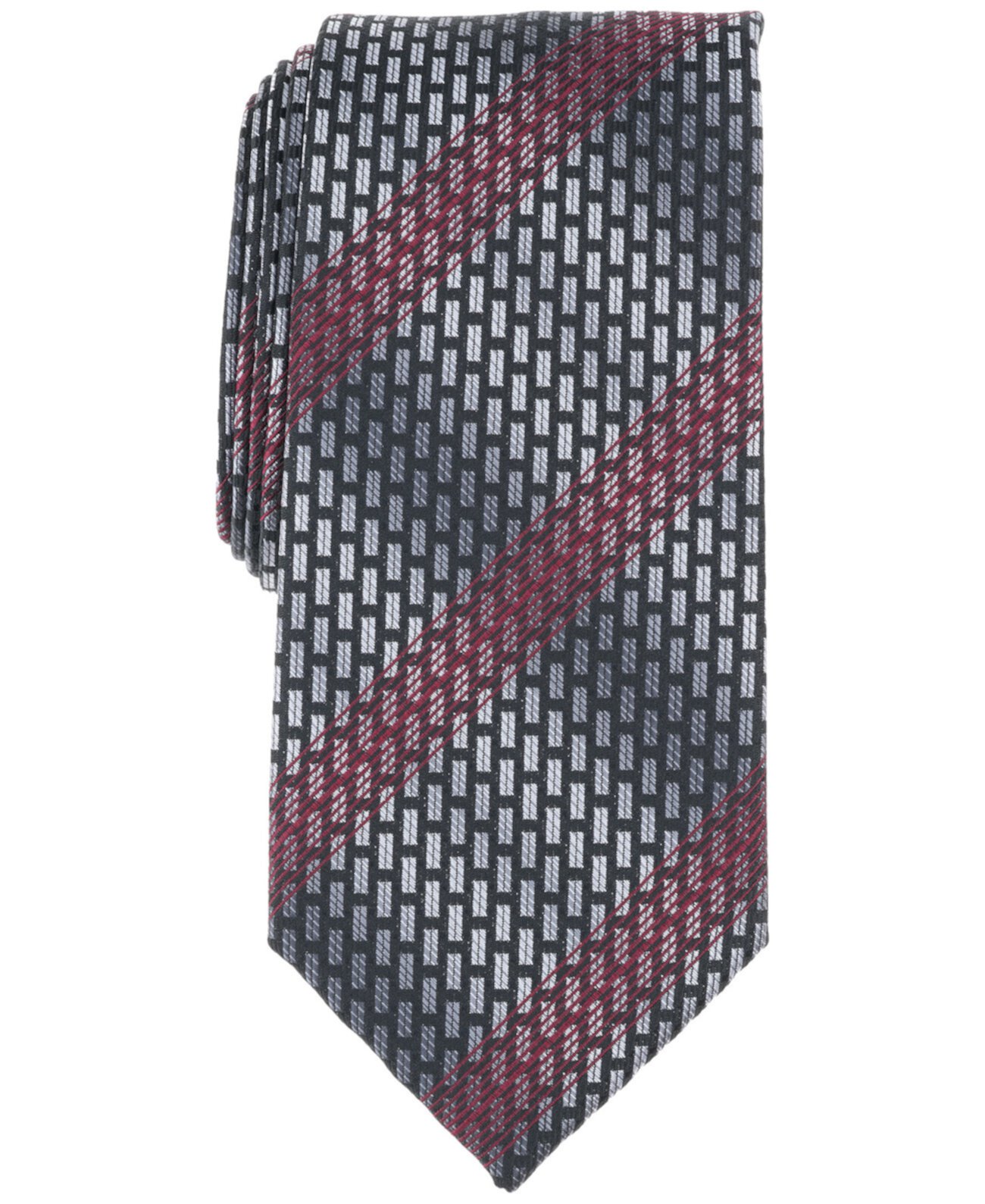 Галстук Perry Ellis Men's Bahr Stripe Link Tie Perry Ellis