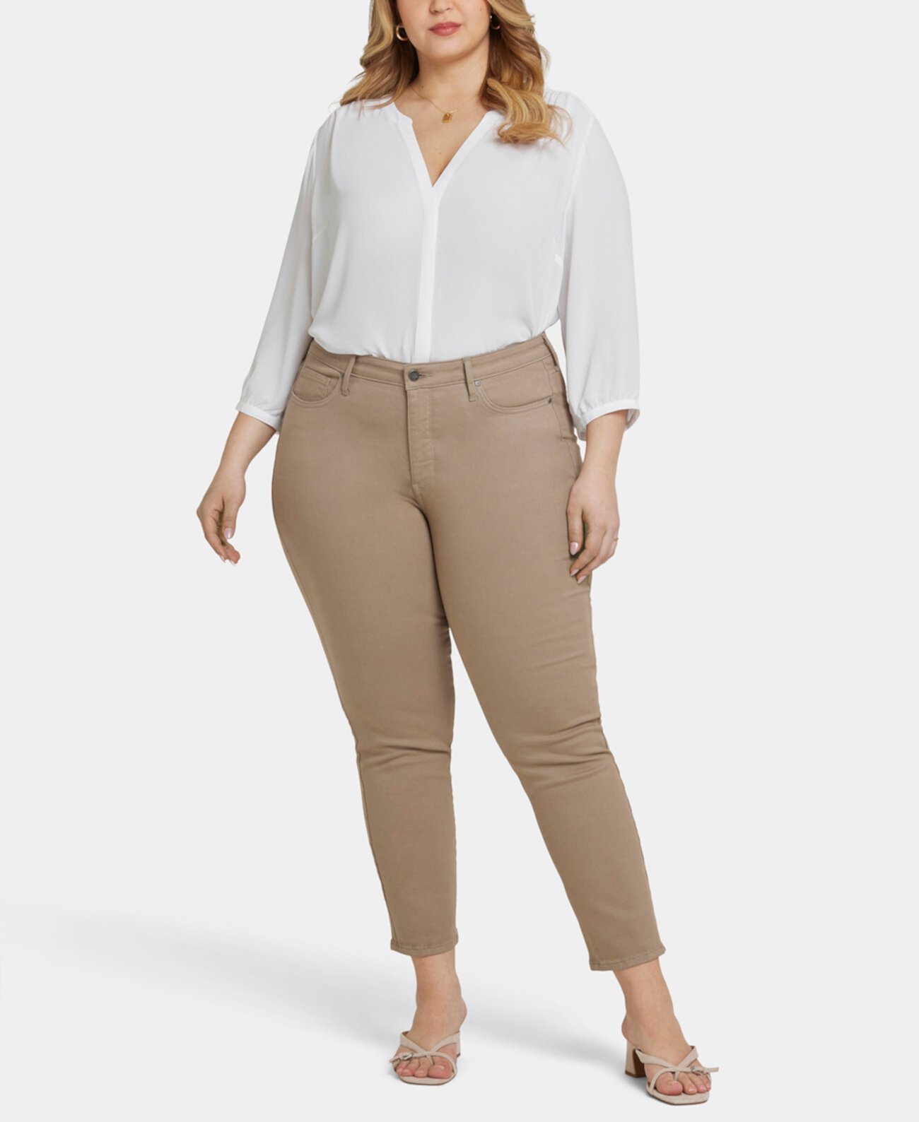 Plus Size Sheri Slim Ankle Jeans NYDJ