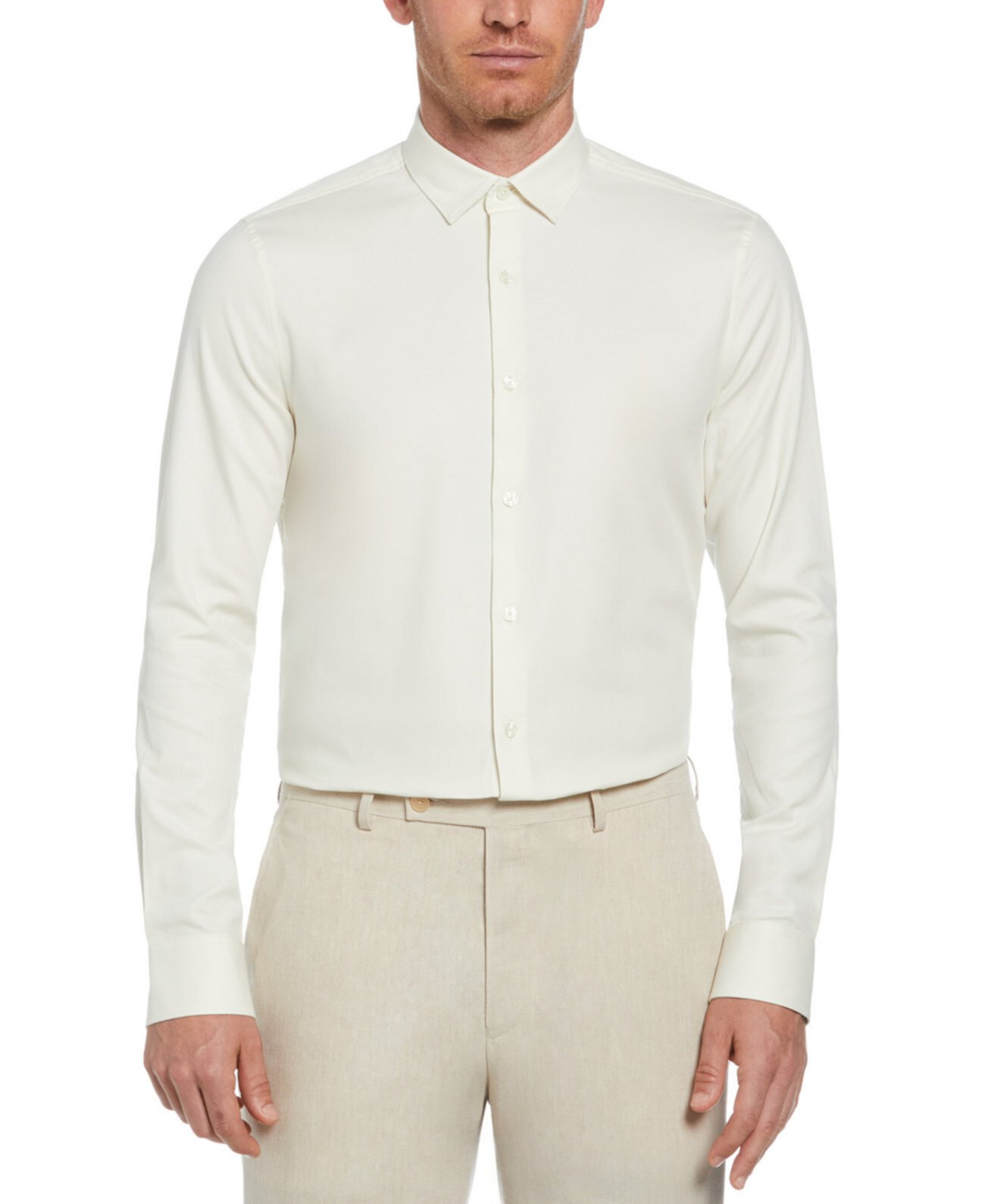 Мужская Футболка Perry Ellis Regular-Fit Geometric Dobby Perry Ellis