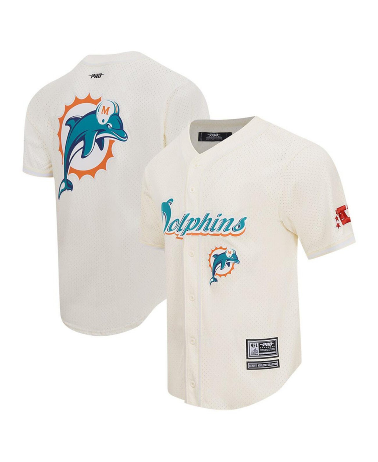 Мужская Джерси Pro Standard Retro Classic Miami Dolphins Cream Pro Standard