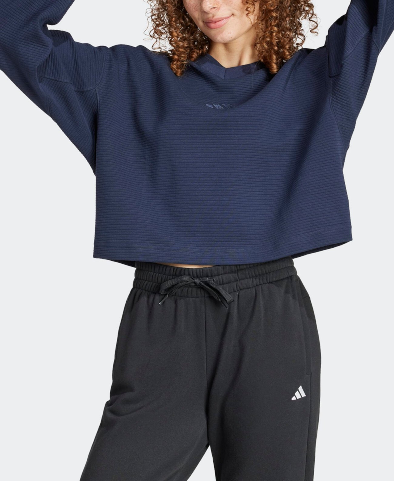 Женская Толстовка Adidas All SZN Ribbed V-Neck Loose Fit Adidas