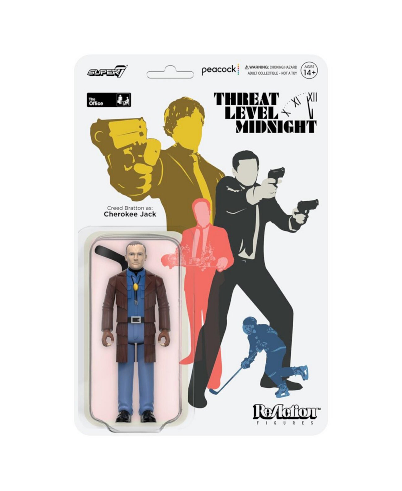 The Office Creed Bratton as Cherokee Jack ReAction Figure - Wave 1 SUPER7