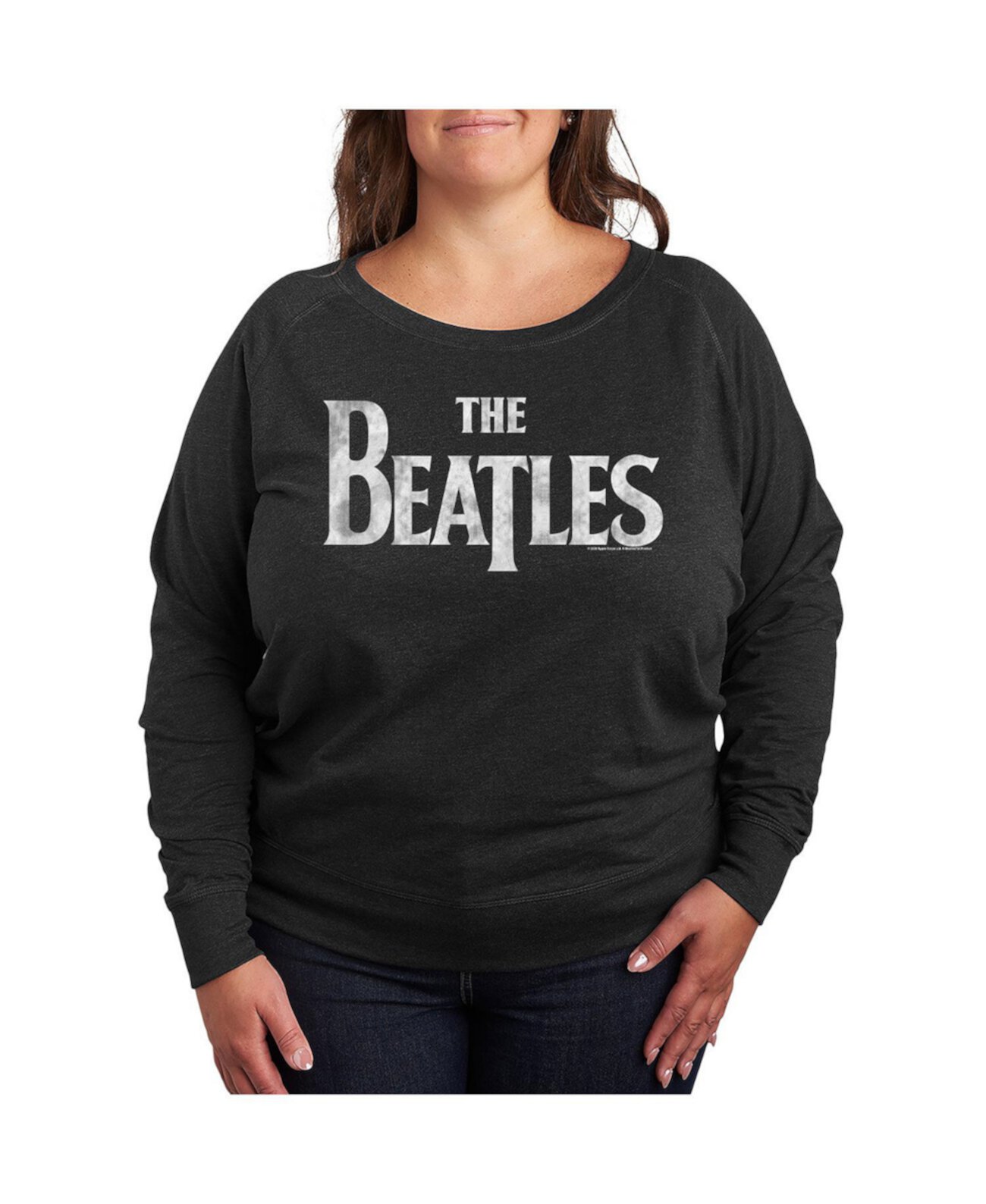 Женская Футболка Hybrid Apparel Trendy Plus Size с графическим принтом The Beatles Hybrid Apparel