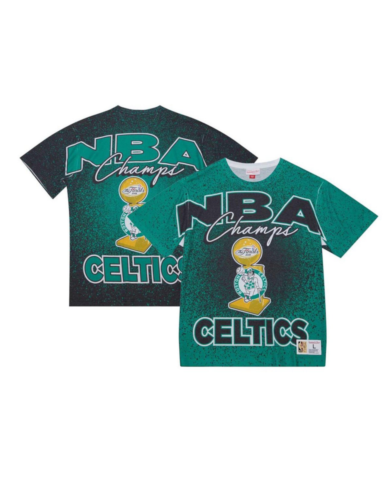 Мужская Джерси Mitchell & Ness Boston Celtics Hardwood Classics 2008 NBA Finals Champ City Mitchell & Ness