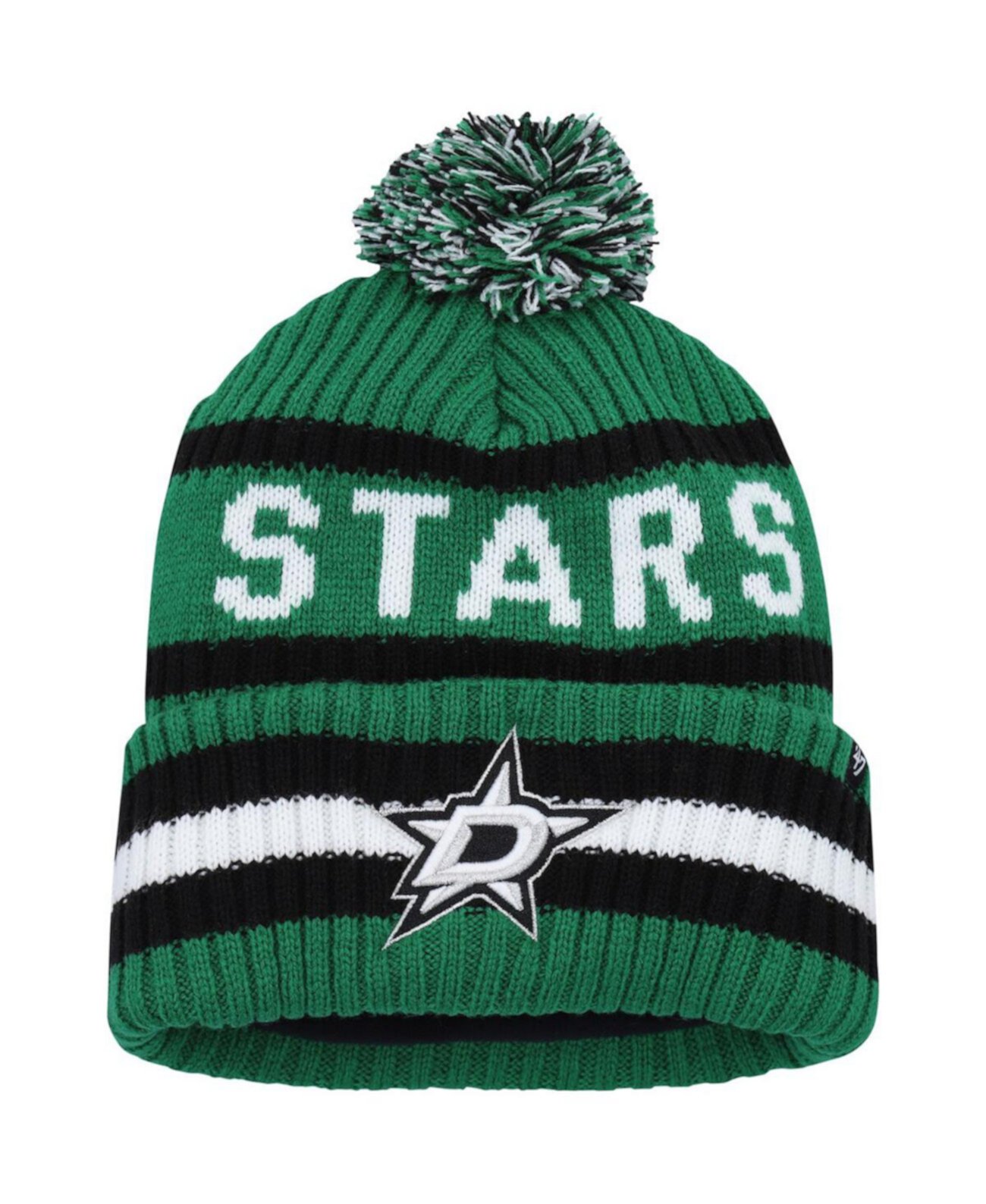 Бейсболка '47 Brand Мужская зеленая бейсболка Dallas Stars с помпоном '47 Brand