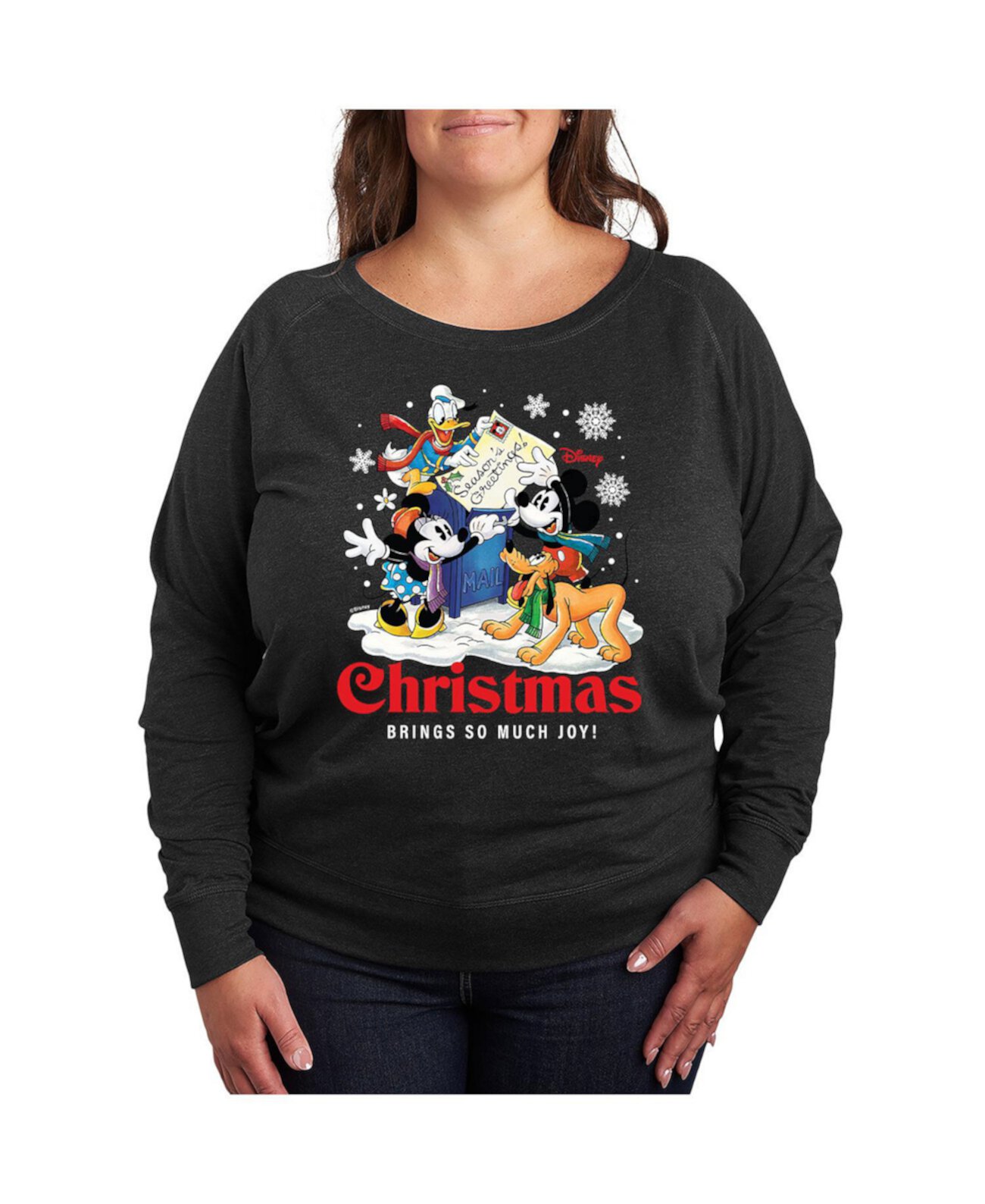 Женская Футболка Hybrid Apparel Plus Size Disney Christmas Graphic Hybrid Apparel