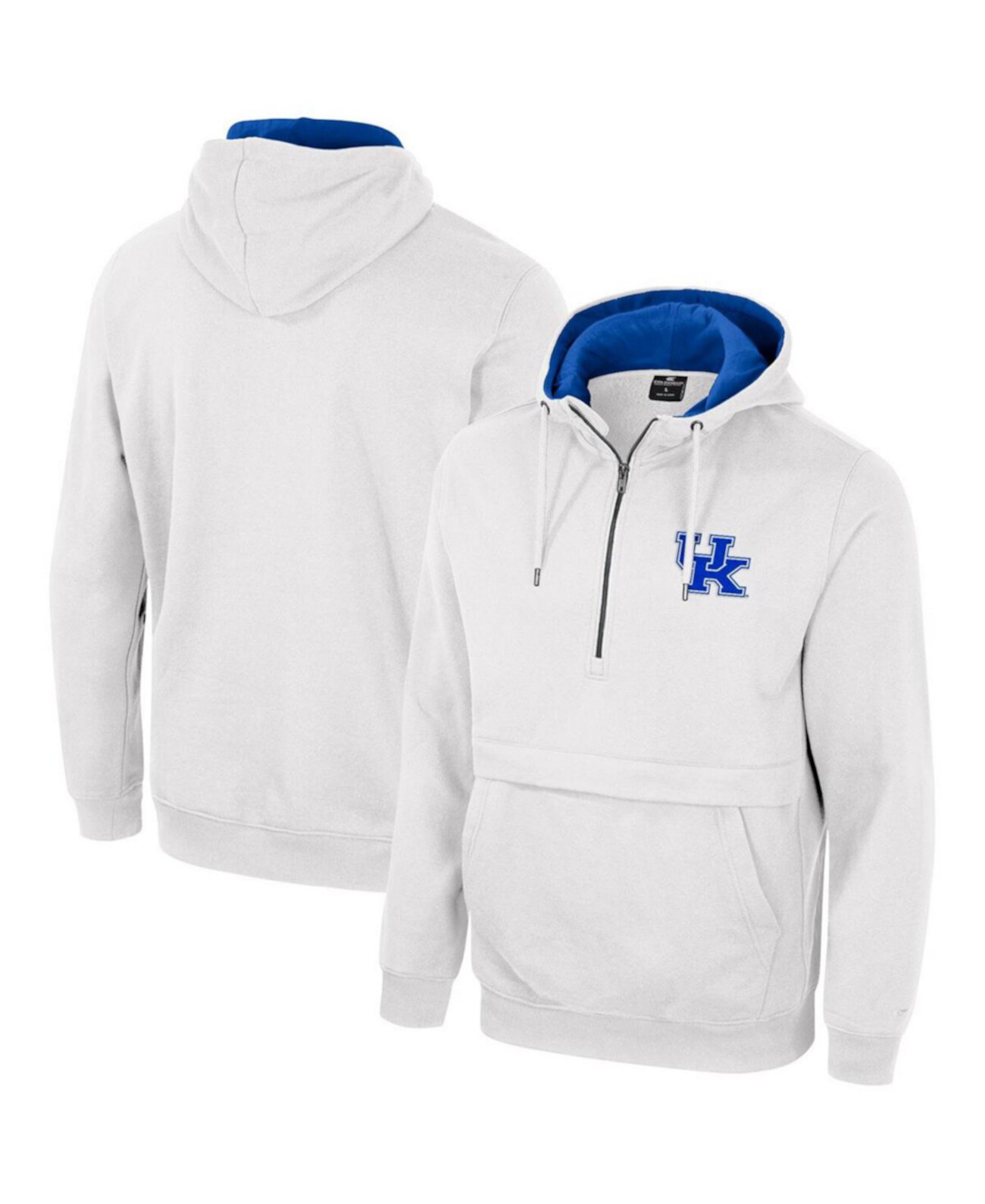 Мужское Худи Colosseum Kentucky Wildcats Полукомбинезон Colosseum