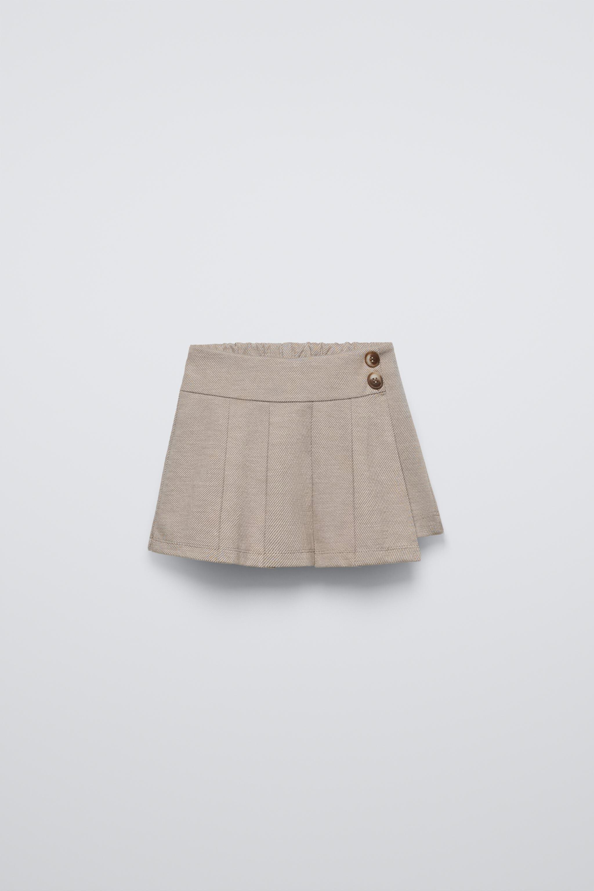 BOX PLEAT SKORT ZARA