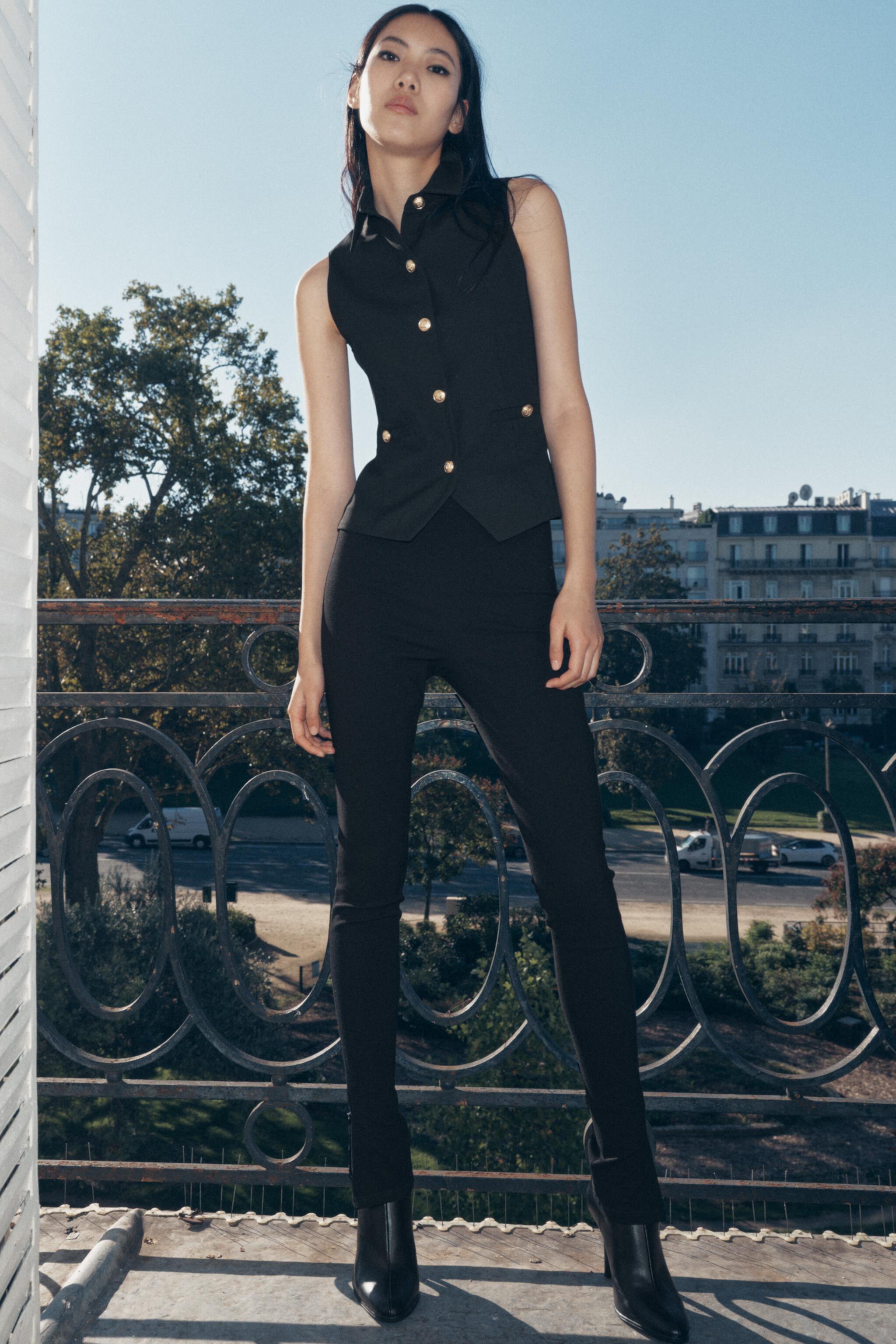 Женский Жилет Zara BUTTONED VEST ZW COLLECTION ZARA