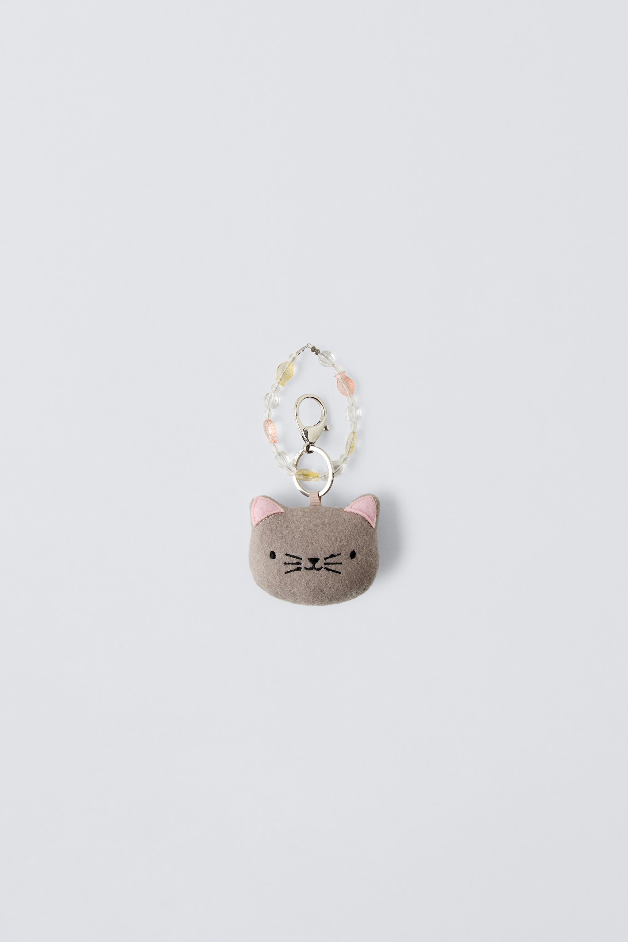 Брелок с карабином ZARA CAT KEYCHAIN ZARA