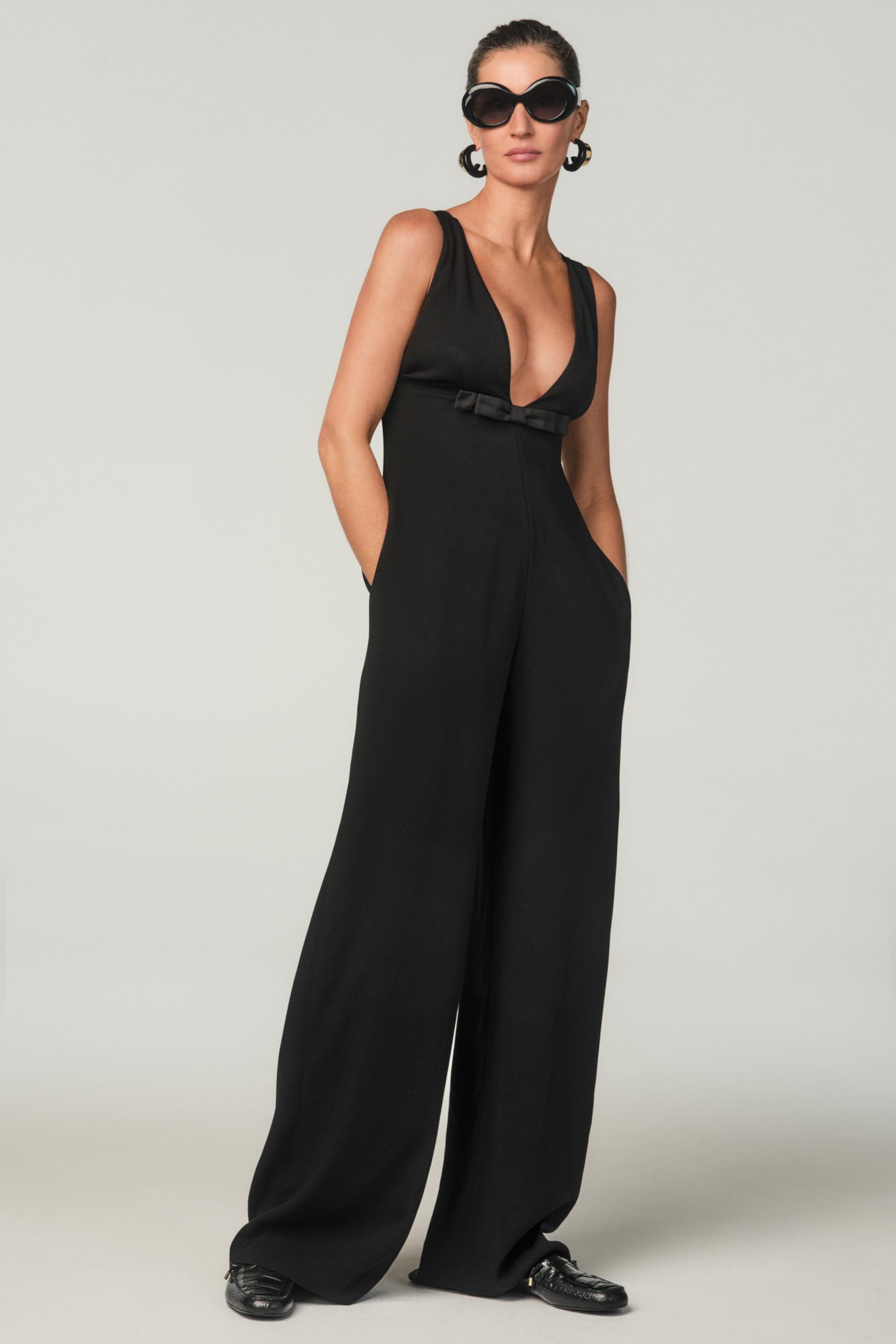 Женский Комбинезон Zara LONG JUMPSUIT WITH BOW X STEFANO PILATI ZARA