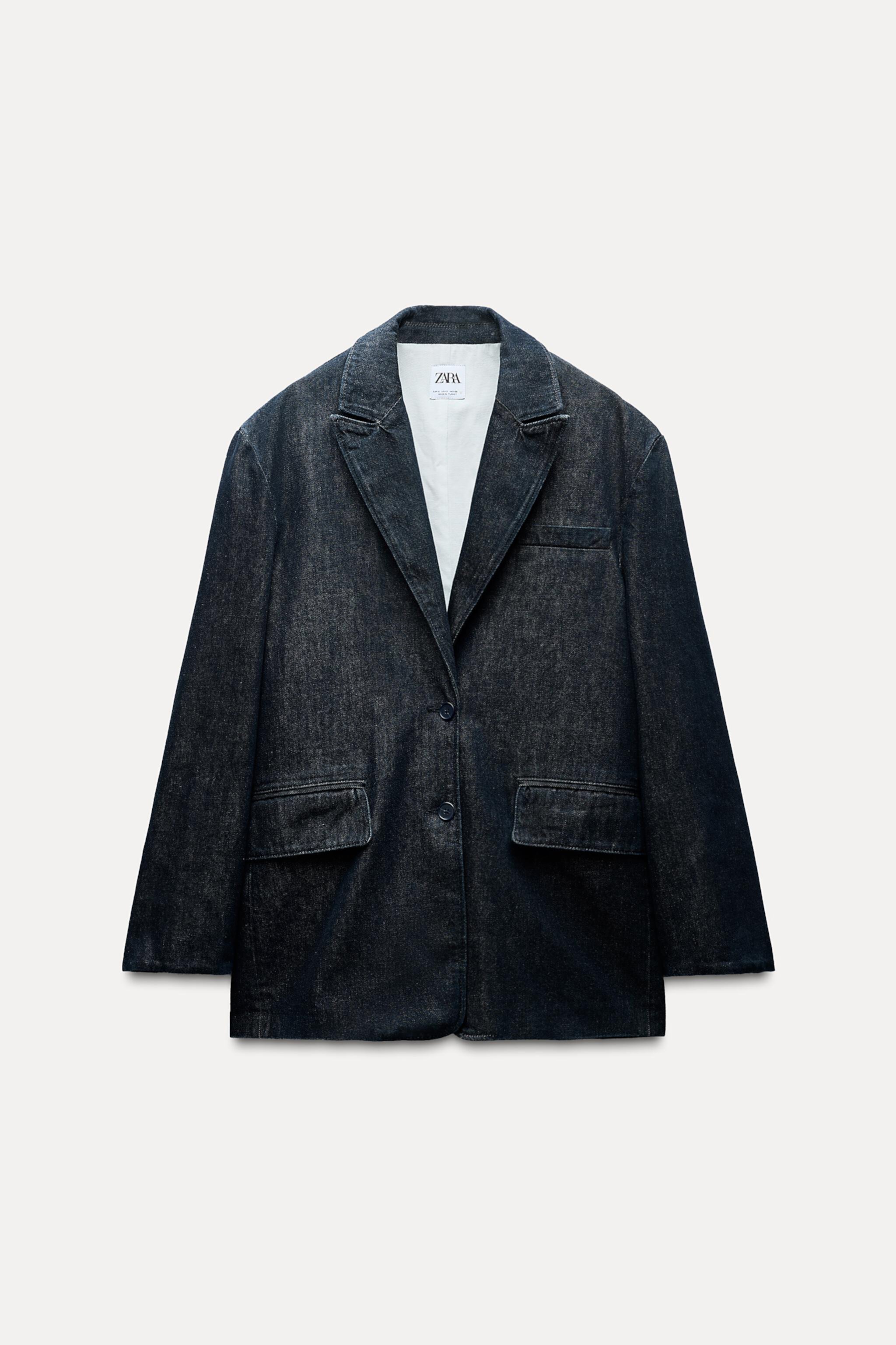 OVERSIZED TRF DENIM BLAZER ZARA