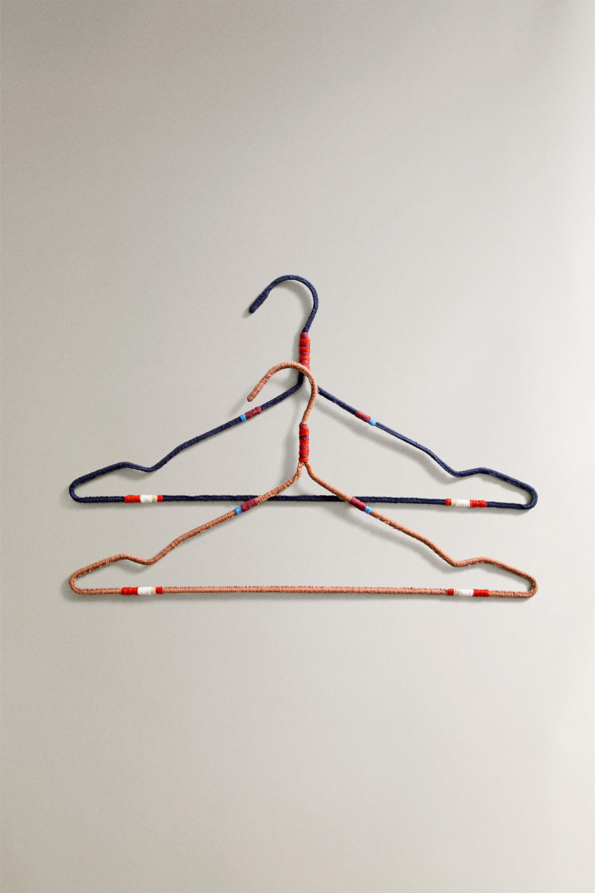 PACK OF COTTON CROCHET HANGERS (PACK OF 2) Zara Home