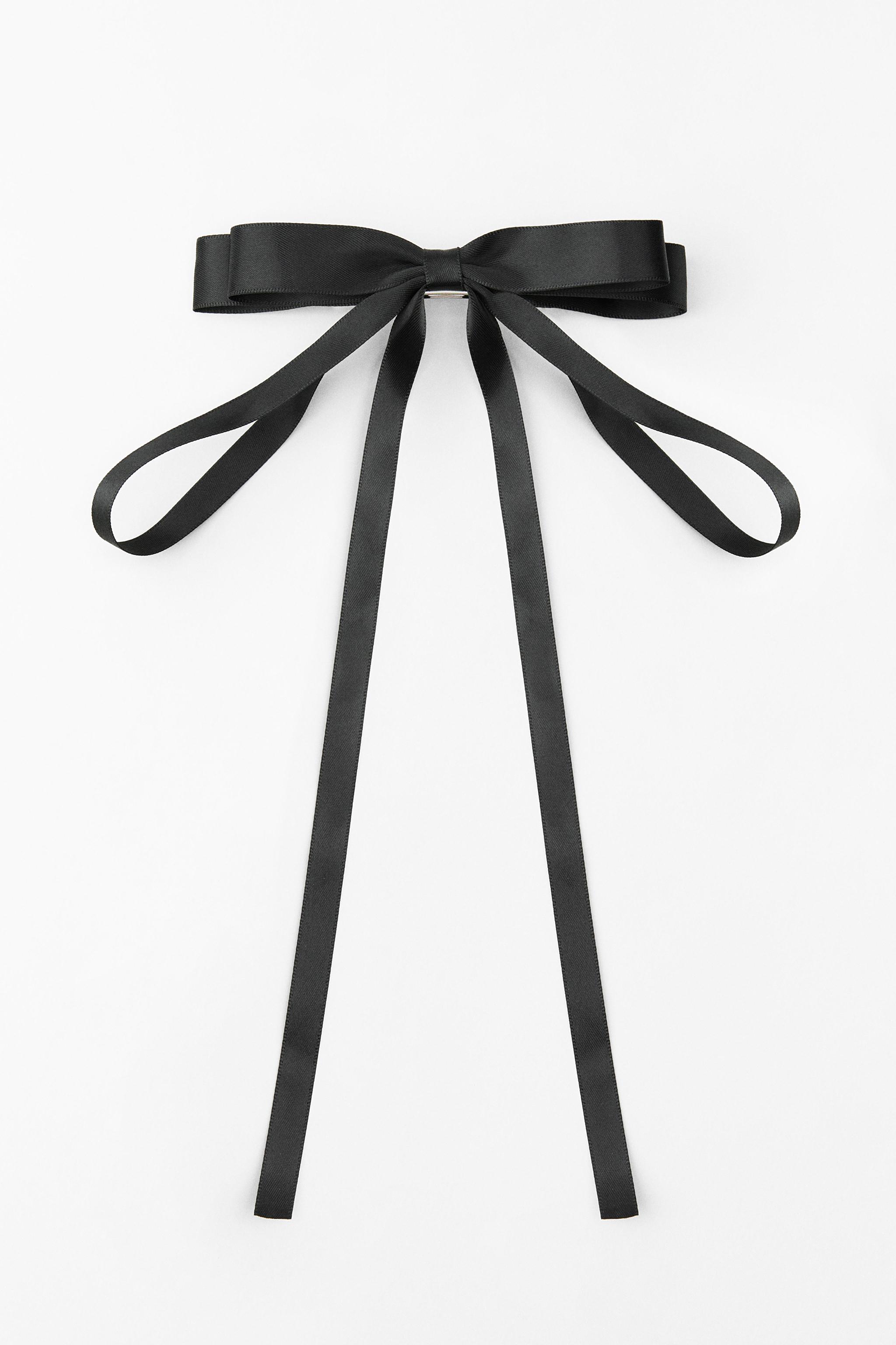 Заколка для волос ZARA SATIN EFFECT BOW ZARA