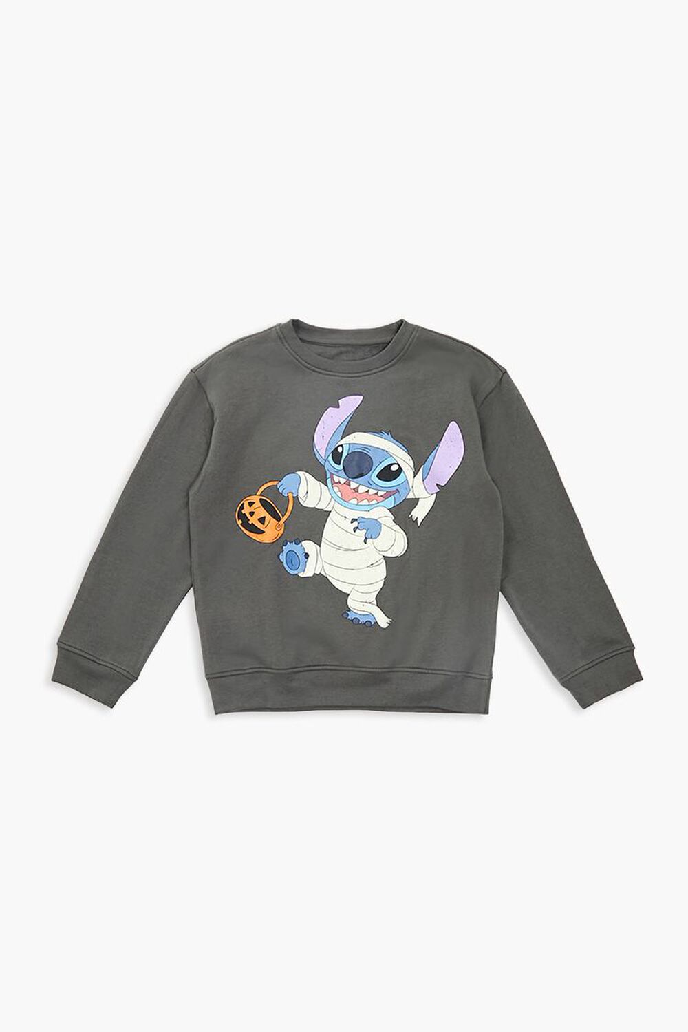 Детский свитер Stitch с длинными рукавами и Хэллоуинской графикой FOREVER21