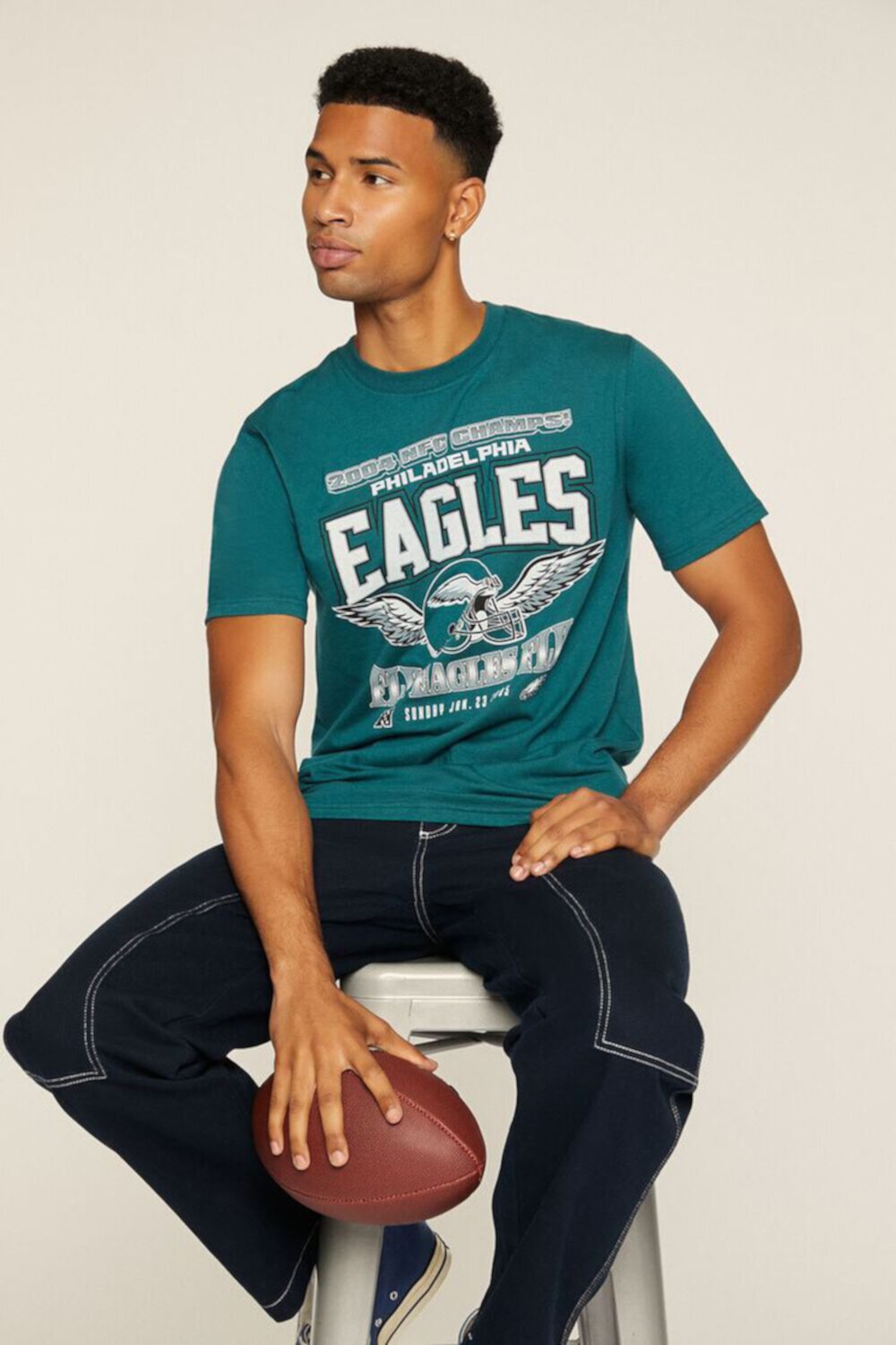 Мужская Футболка FOREVER21 Philadelphia Eagles FOREVER21