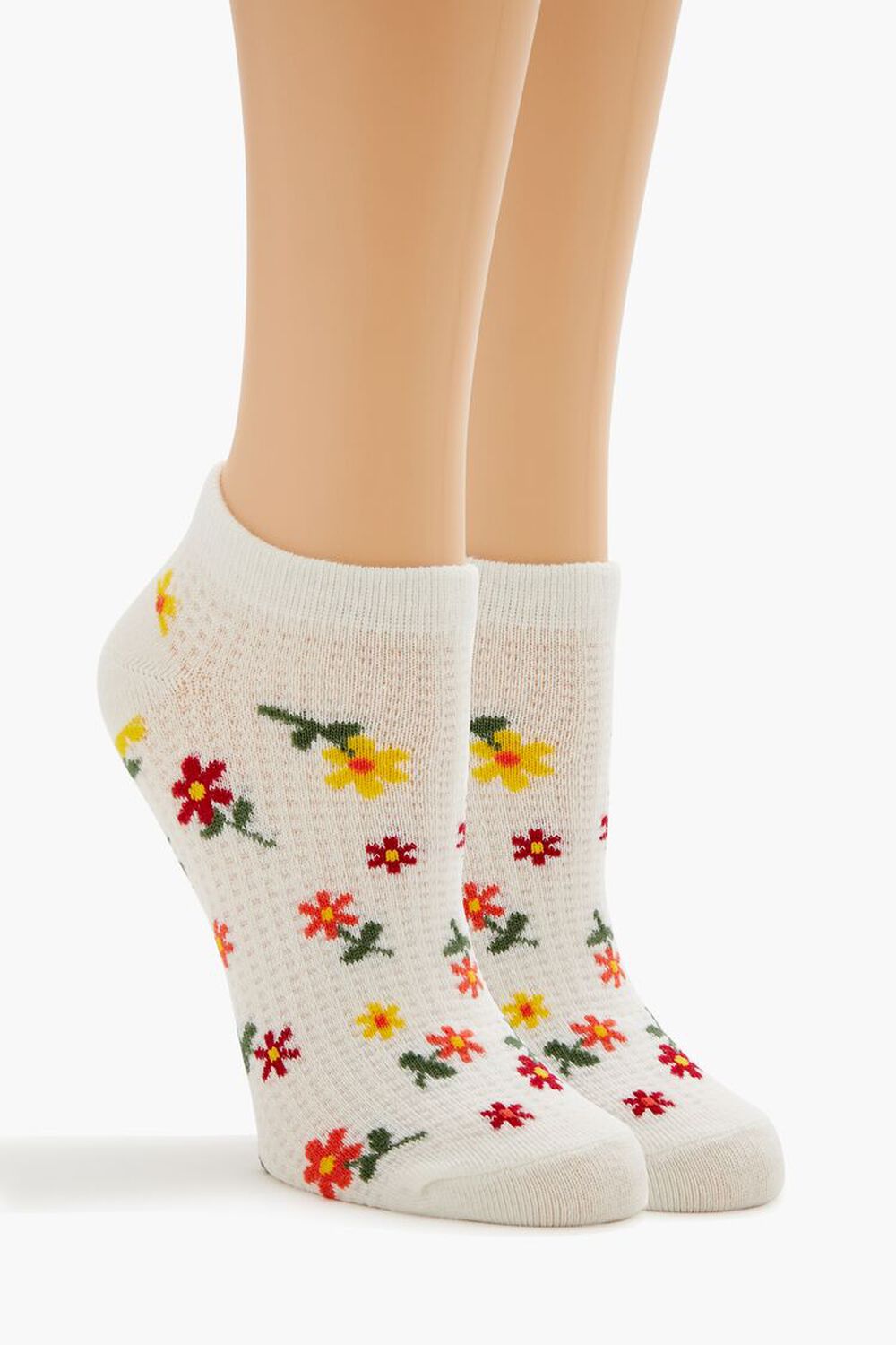 Женские Носки FOREVER21 Waffle Knit Floral FOREVER21