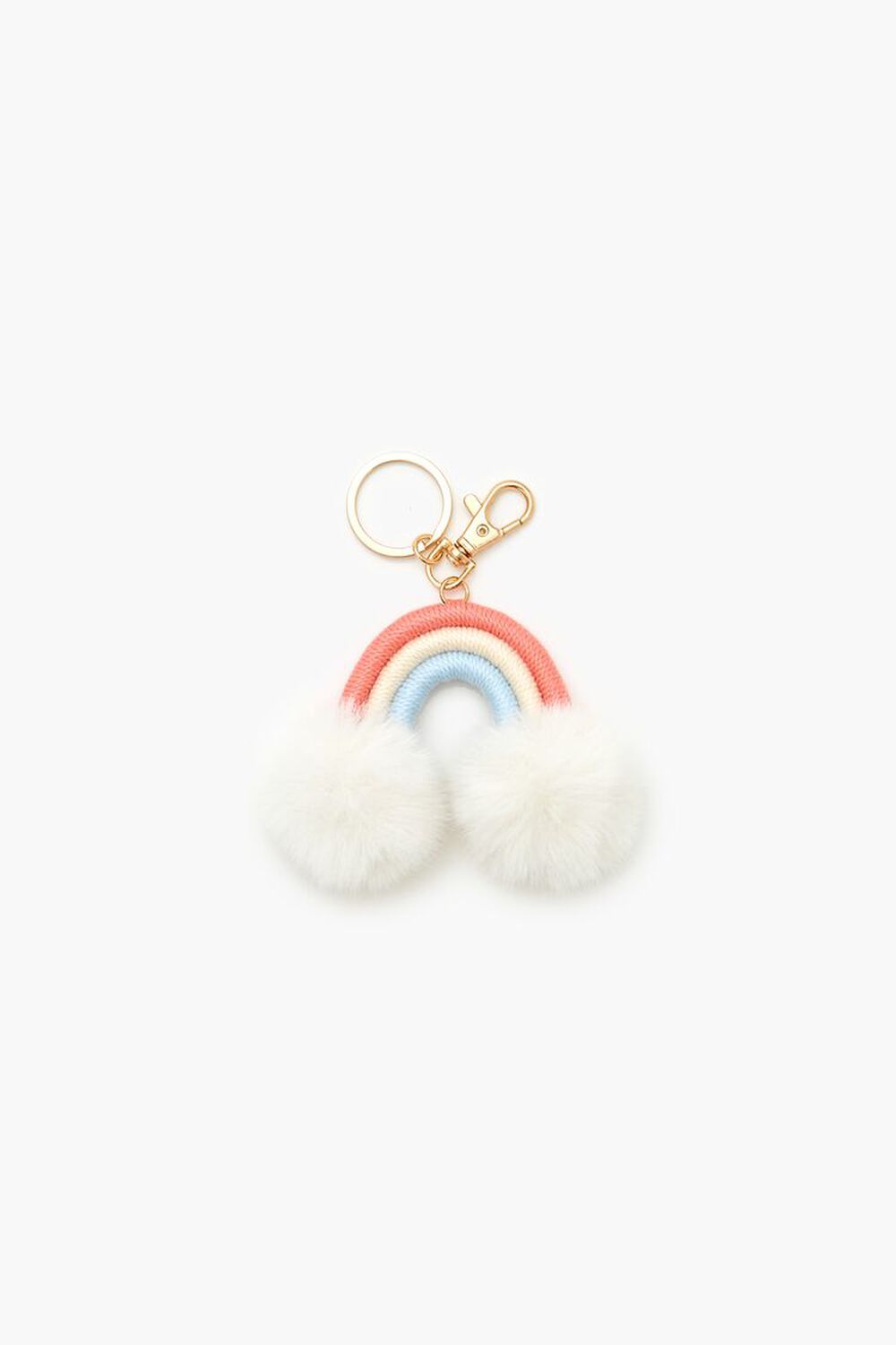 Ключница с радужными помпонами Rainbow Pom Pom Forever21