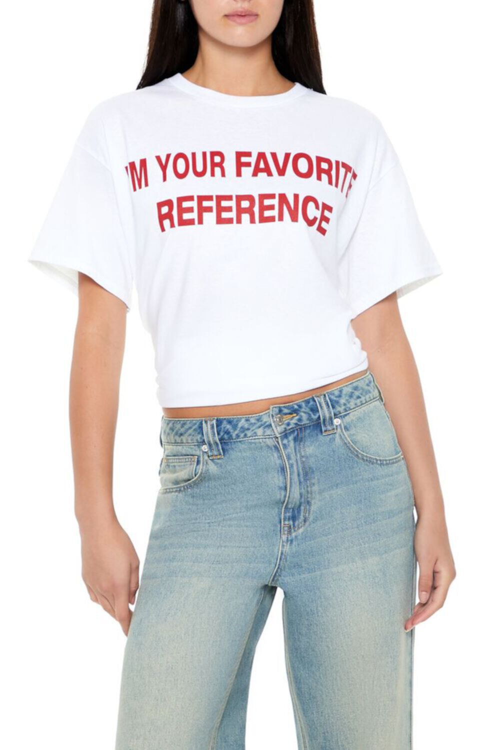 Женская Футболка FOREVER21 Charli Xcx Your Favorite Reference FOREVER21