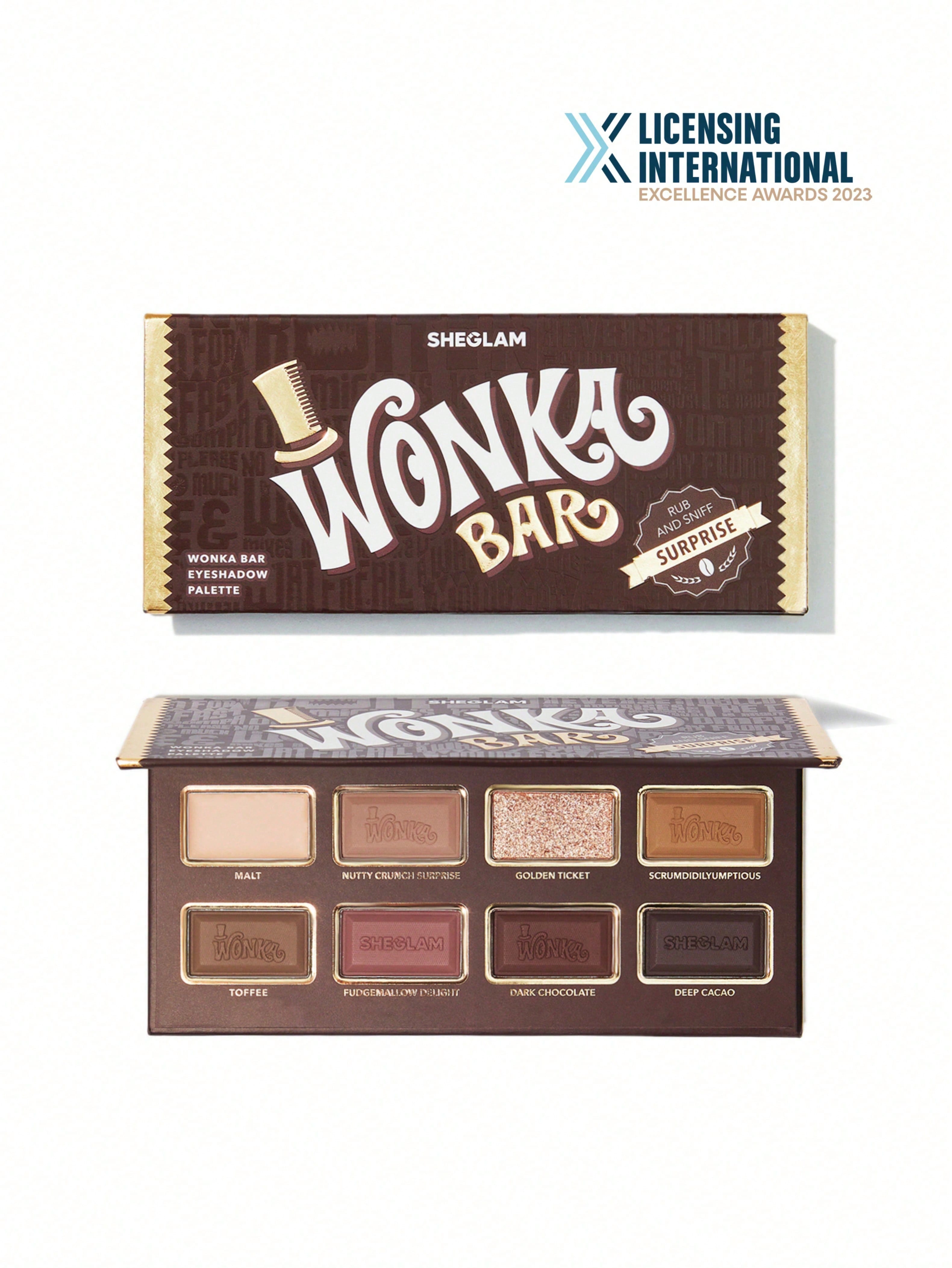 | Willy wonka Wonka Bar Eyeshadow Palette SHEGLAM