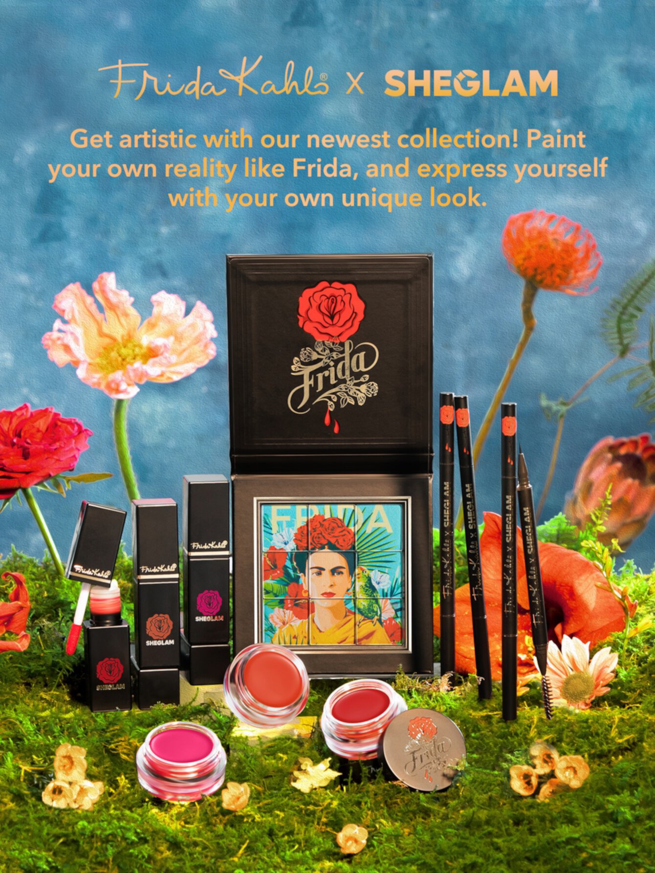 Frida Kahlo X SHEGLAM X Frida Kahlo Collection Beauty Makeup Set SHEGLAM