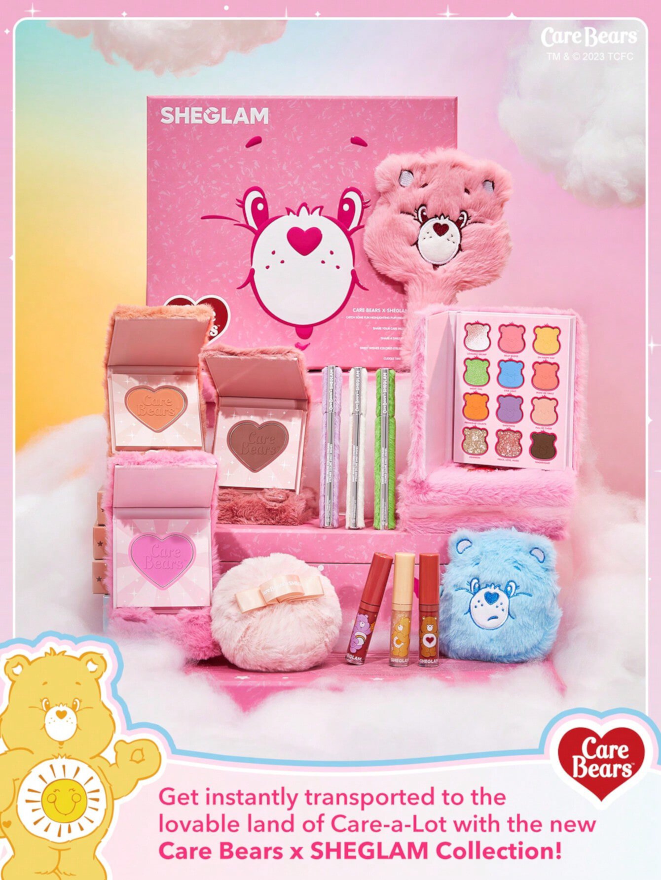 Care Bears X SHEGLAM X Care Bears Catch Some Fun Highlighting Puff-Sparkle 4Ever SHEGLAM