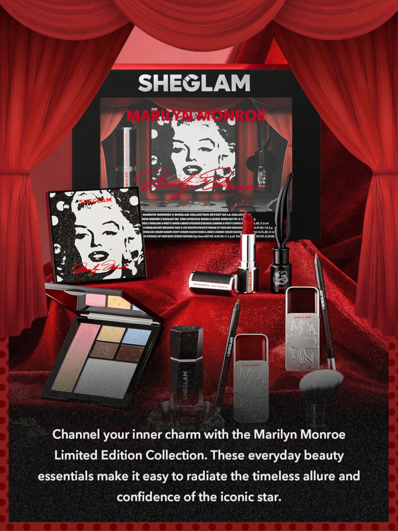 Marilyn Monroe X SHEGLAM Collection Set SHEGLAM