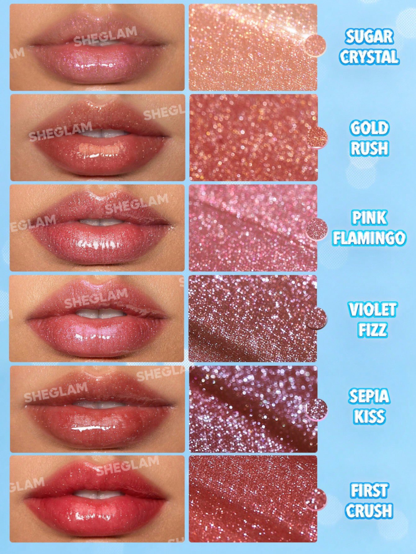 Pout-Perfect Shimmer Lip Plumper-Sugar Crystal SHEGLAM