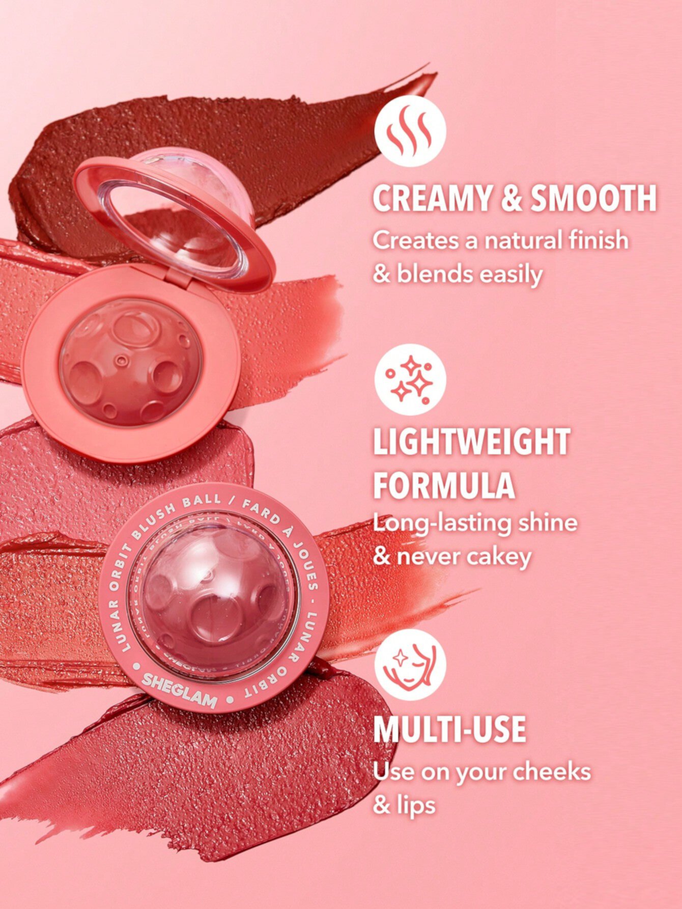 Lunar Orbit Blush Ball-Adorn SHEGLAM