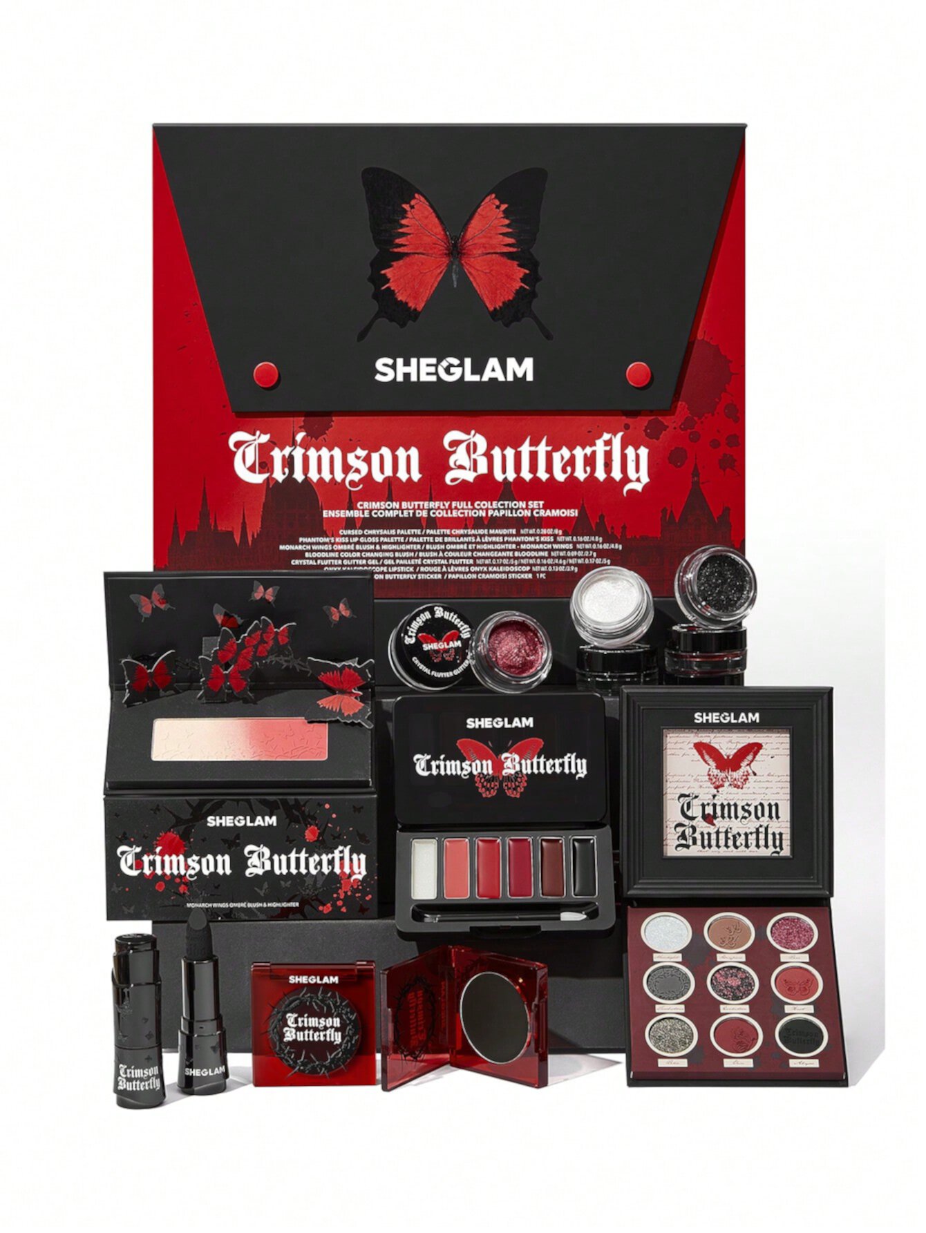 Crimson Butterfly Full Collection Set SHEGLAM