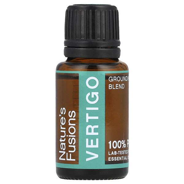 100% Pure Essential Oil, Vertigo, 15 ml Nature's Fusions