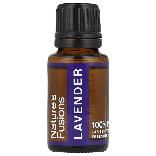 100% Pure Essential Oil, Lavender, 15 ml Nature's Fusions