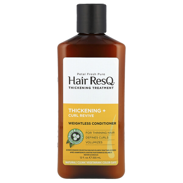 Hair ResQ®, Weightless Conditioner, Thickening + Curl Revive, 12 fl oz (355 ml) Petal Fresh