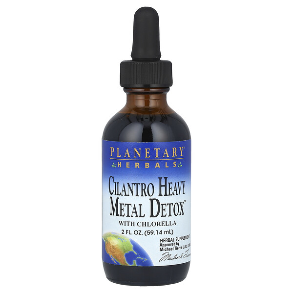 Cilantro Heavy Metal Detox™ with Chlorella , 2 fl oz (59.14 ml) Planetary Herbals