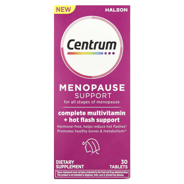 Menopause Support For All Stages of Menopause, 30 Tablets (Таблетки) Centrum