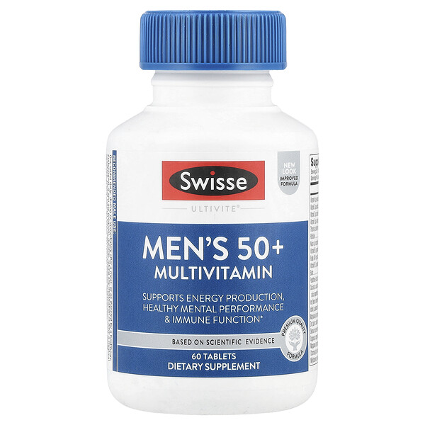 Men's 50+ Multivitamin, 60 Tablets (Таблетки) Swisse