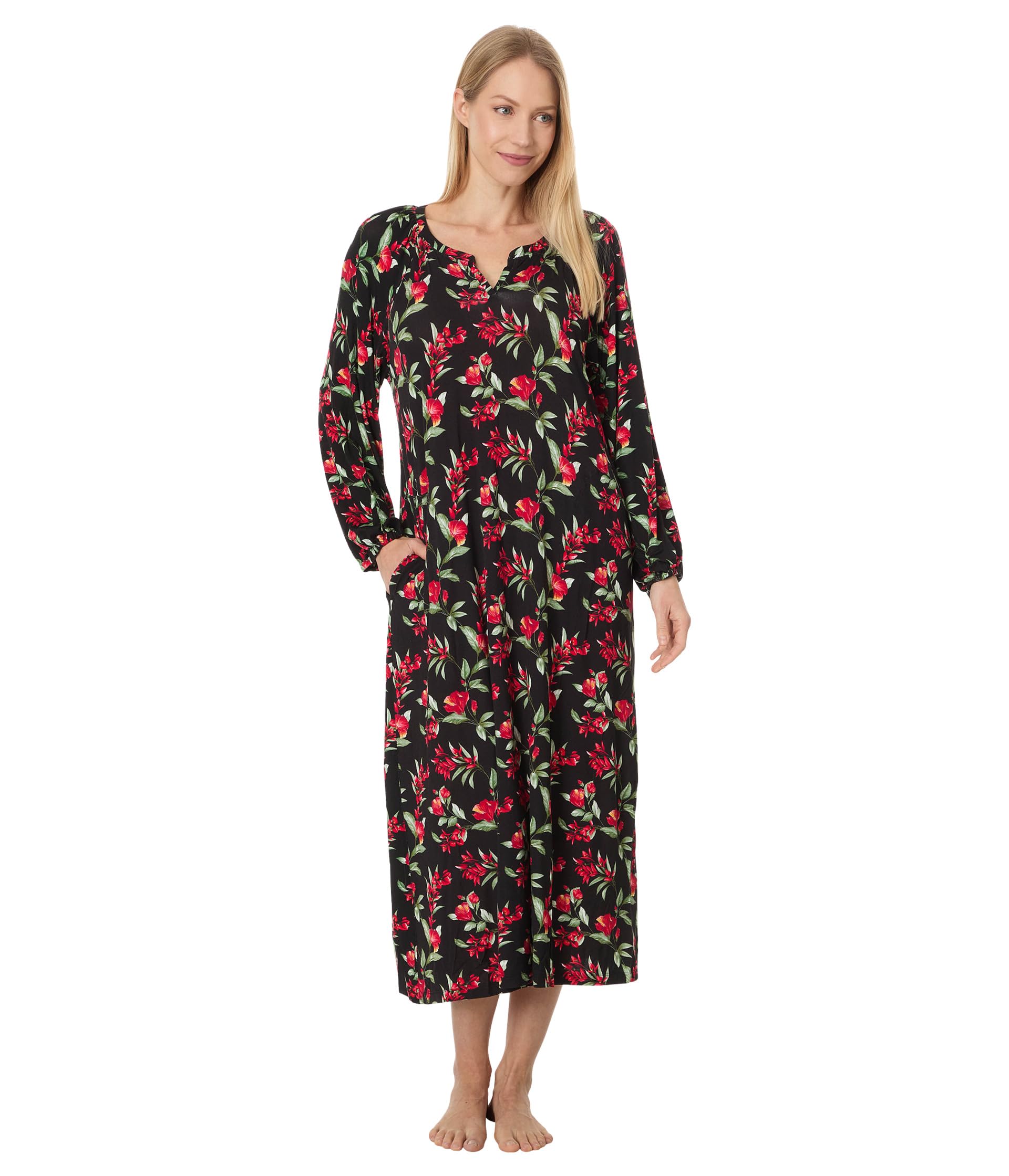 Женское Платье Tommy Bahama Knit Long Sleeve Maxi Gown Tommy Bahama