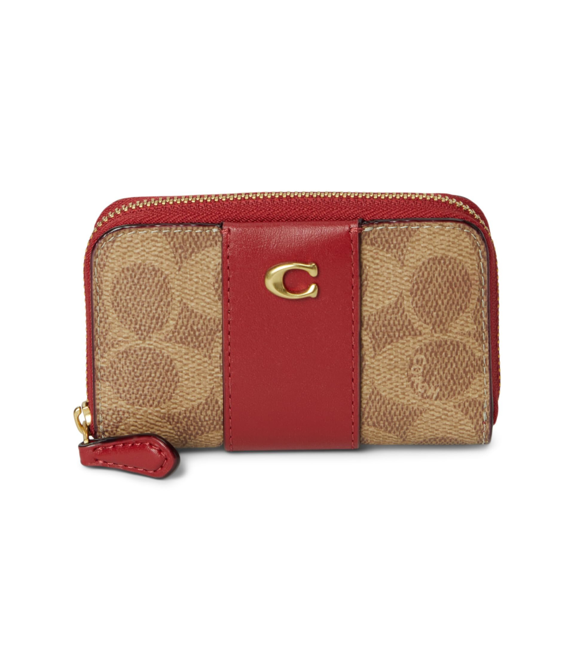 Кардхолдер COACH Small Zip Around Card Case Coach