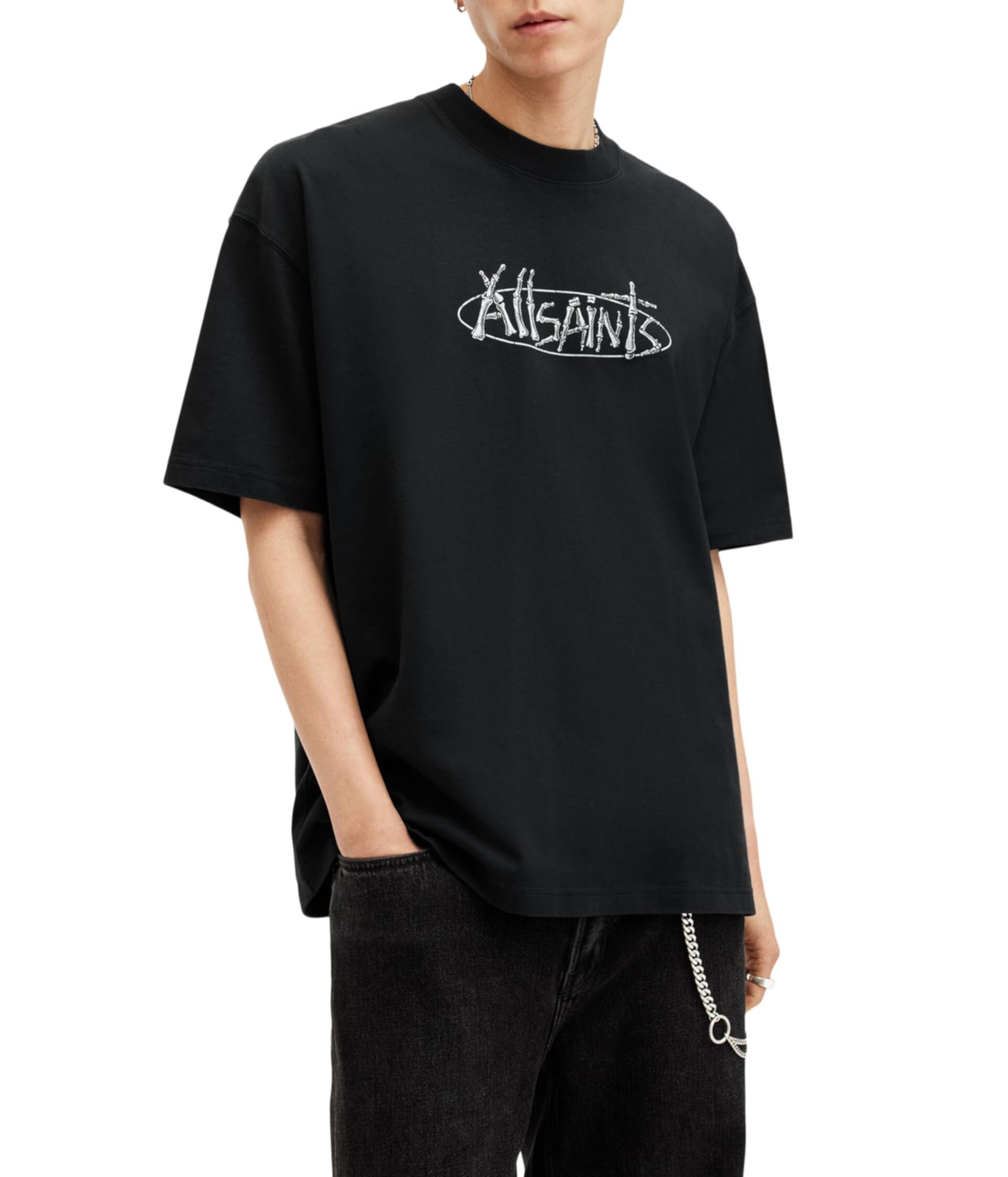 Мужская Футболка AllSaints Sternum Short Sleeve Crew AllSaints