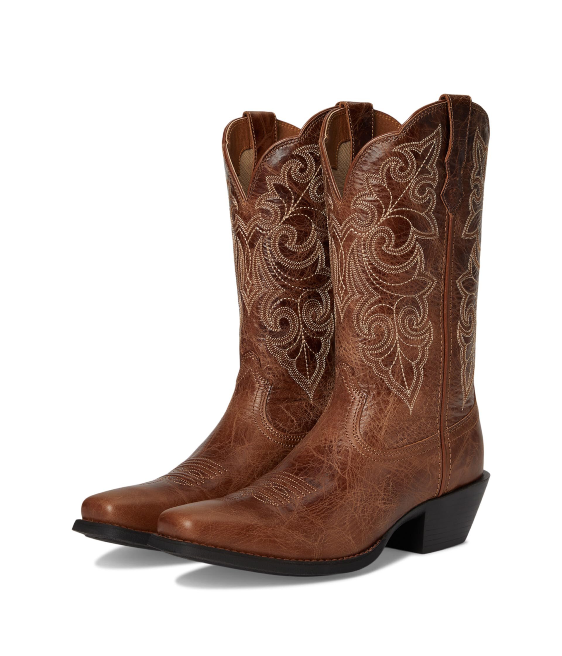 Женские Ковбойские сапоги Ariat Round Up Square Toe Ariat