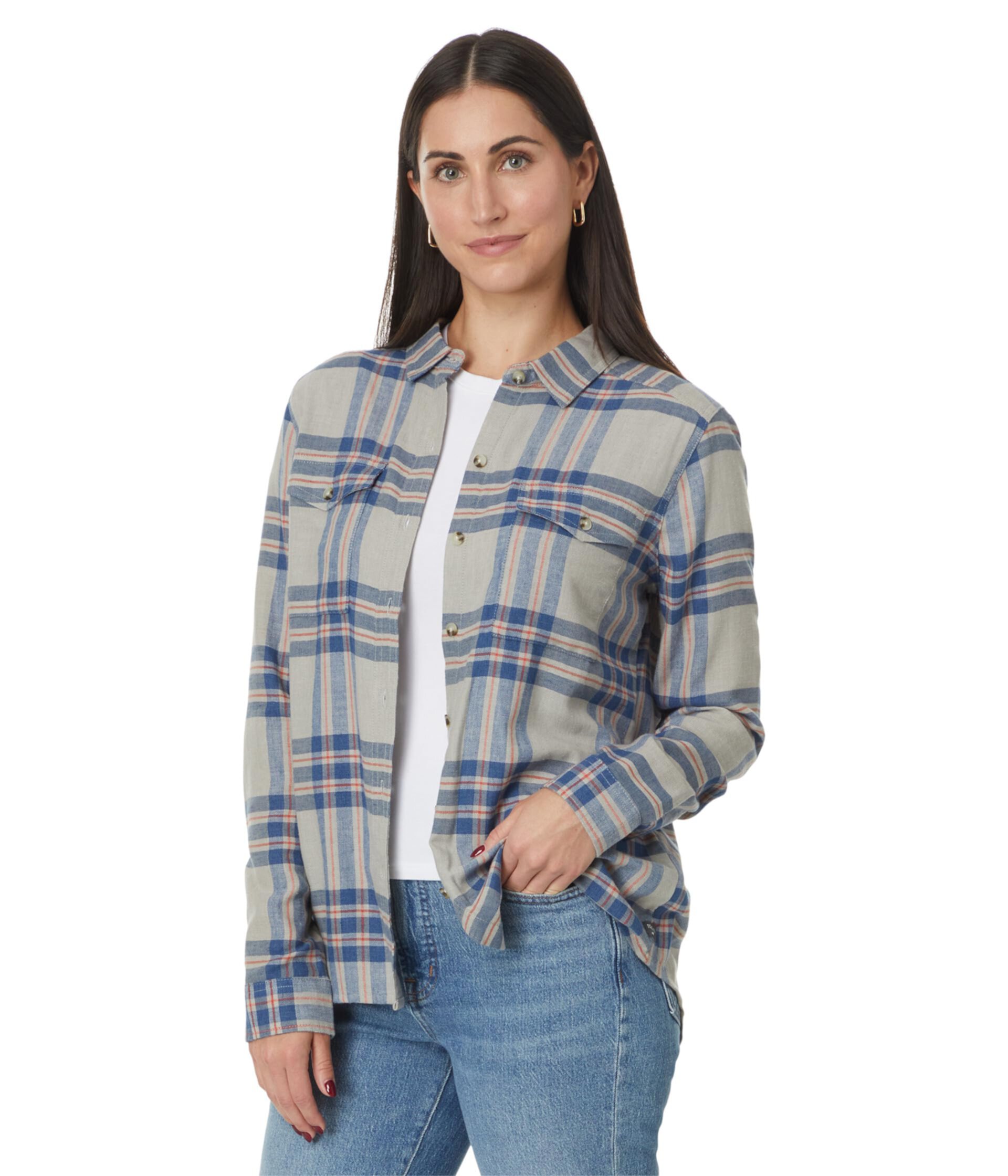 Женская Повседневная рубашка Toad&Co Re-Form Flannel Long Sleeve Shirt Toad&Co