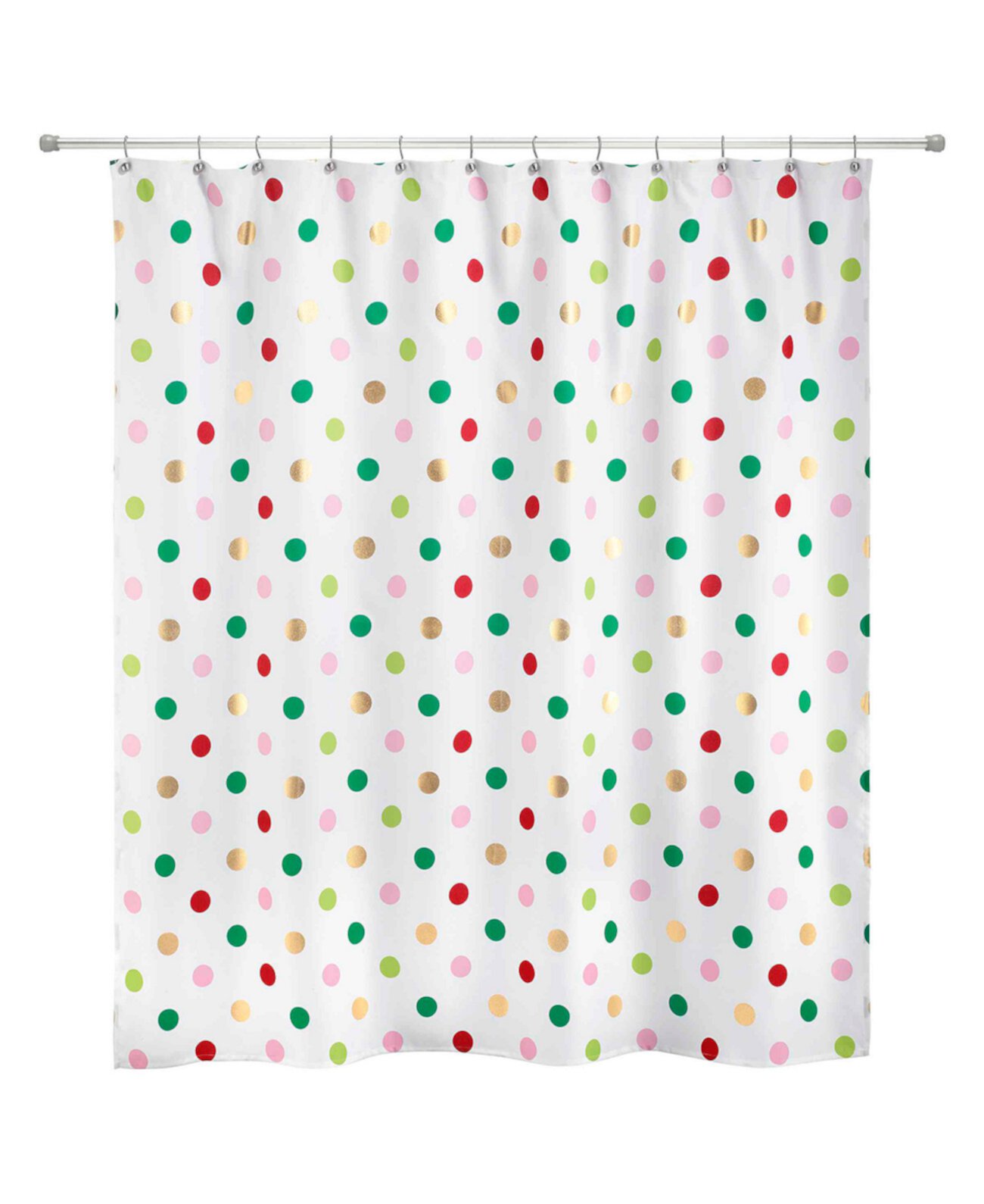 Merry Dot Shower Curtain 72" x 72" Nicole Miller New York