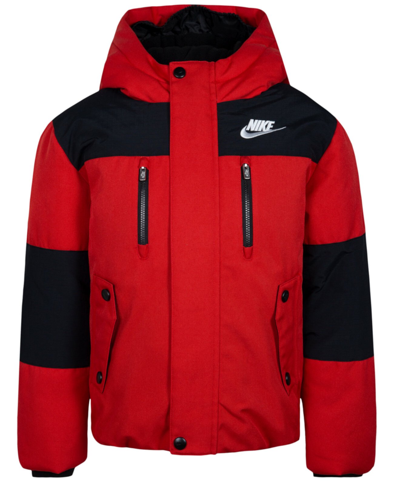 Детская Куртка Nike Little Boys Outdoor Woven Hooded Colorblocked Nike