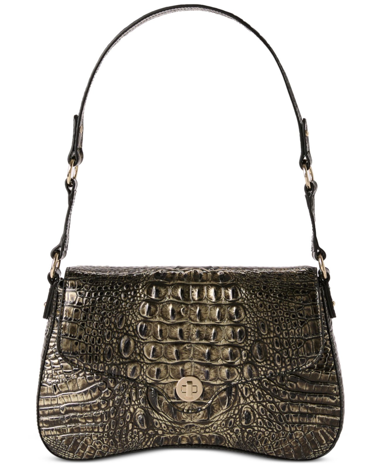 Nerida Melbourne Small Leather Shoulder Brahmin