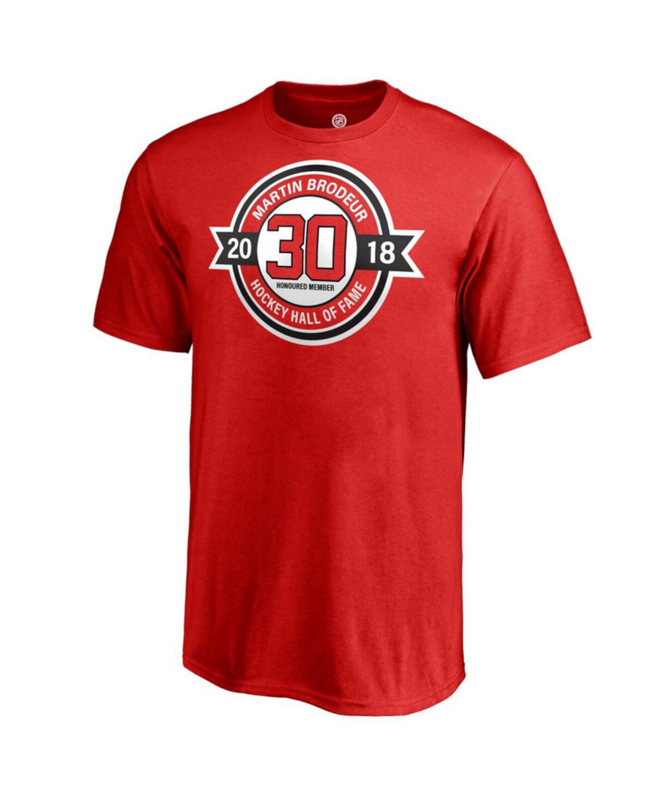 Big Boys and Girls Martin Brodeur Red New Jersey Devils Hall of Fame T-Shirt Fanatics