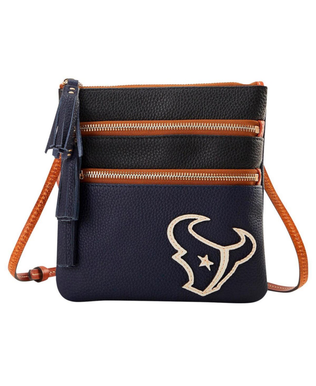 Сумка кросс-боди Dooney & Bourke Houston Texans Infield Triple Zip Dooney & Bourke