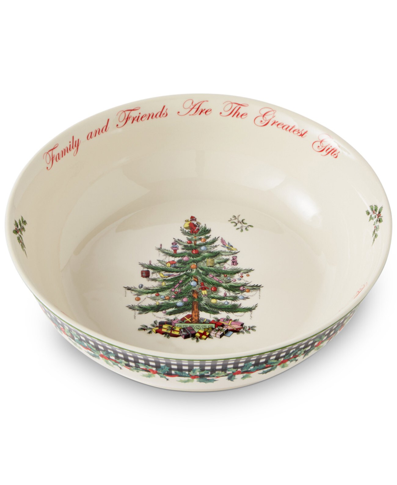 Christmas Tree 2024 Annual Holiday Serving Bowl, Created for Macy's Spode