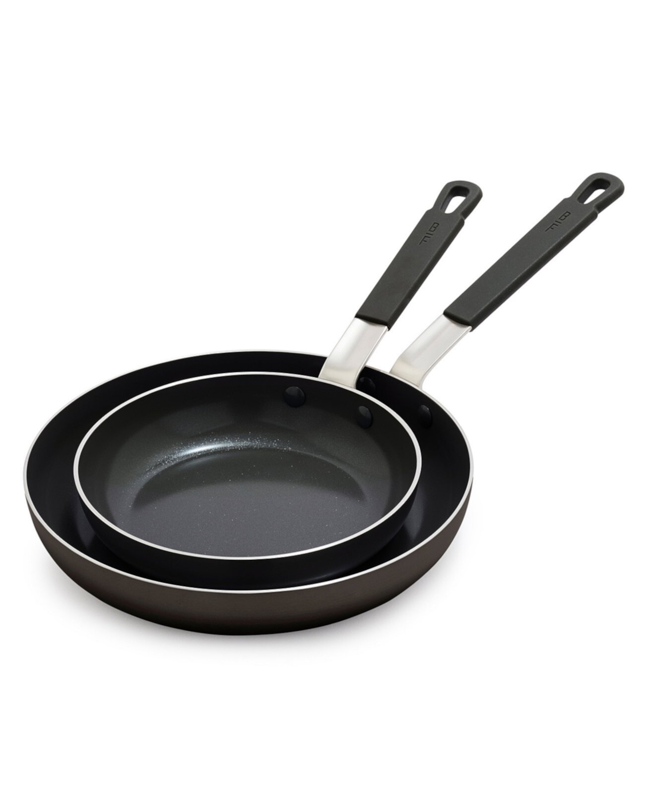 X Bobby Flay Professional Grade Ceramic Nonstick 8" and 10" Frypan Set Greenpan